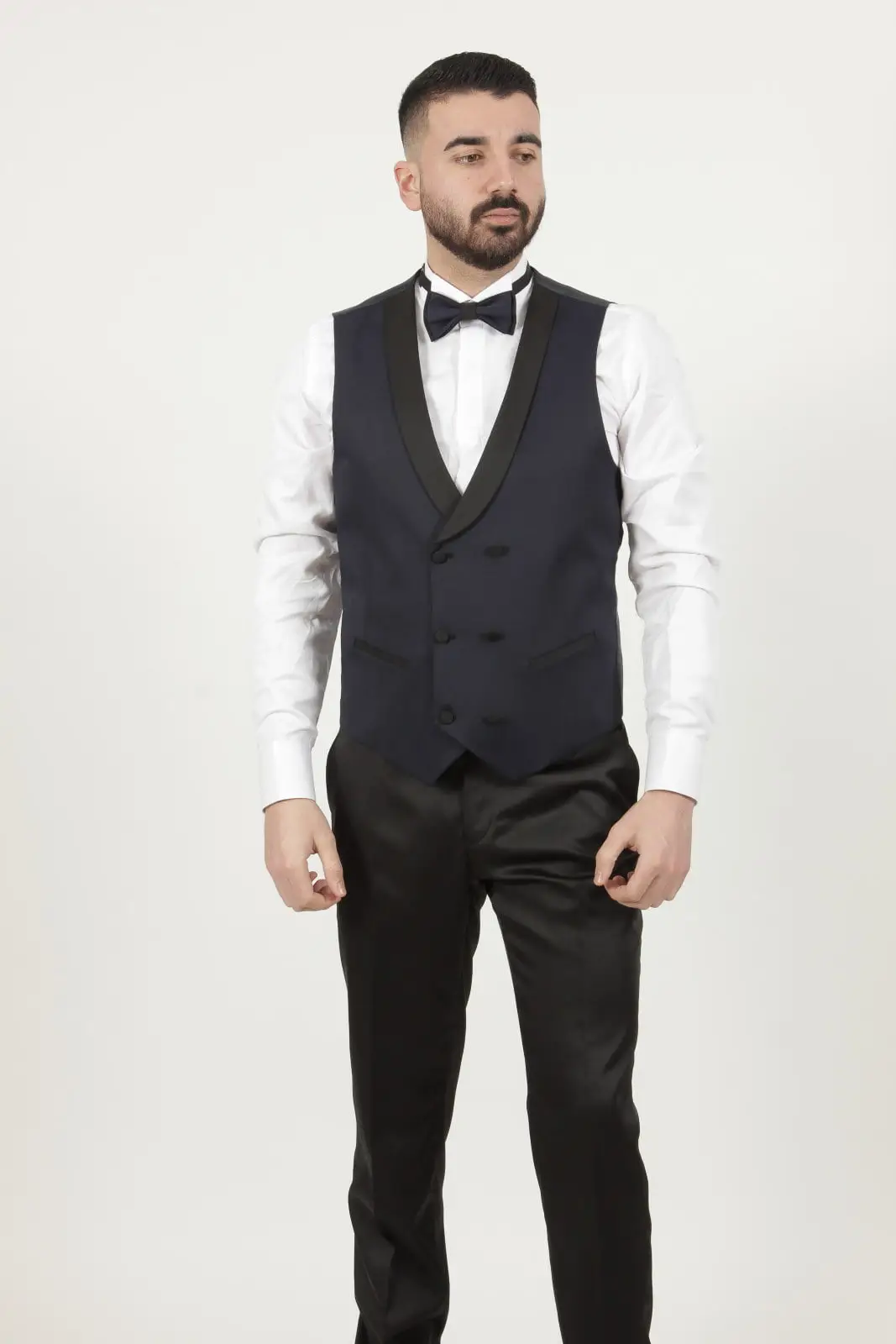 Γαμπριάτικο Slim Fit Κουστούμι Senso Diverso Μπλε 0002