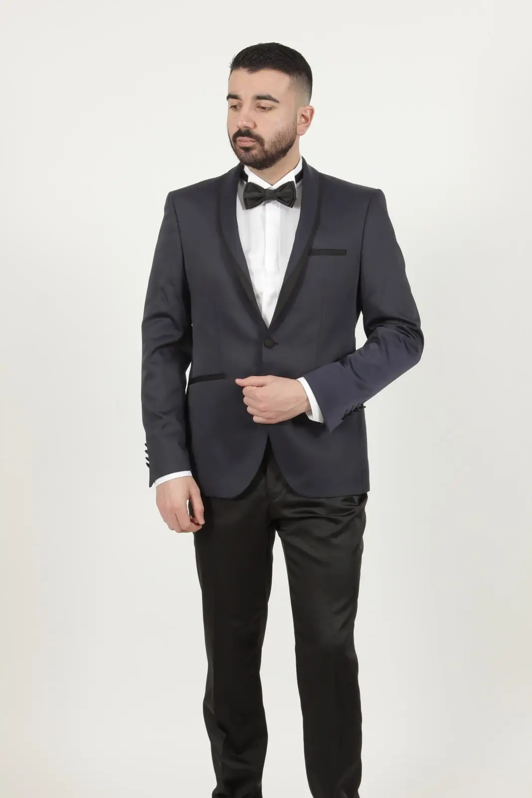 Γαμπριάτικο Slim Fit Κουστούμι Senso Diverso Μπλε 0002