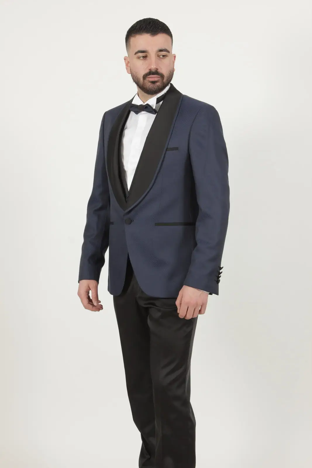 Γαμπριάτικο Slim Fit Κουστούμι Senso Diverso Μπλε 5043