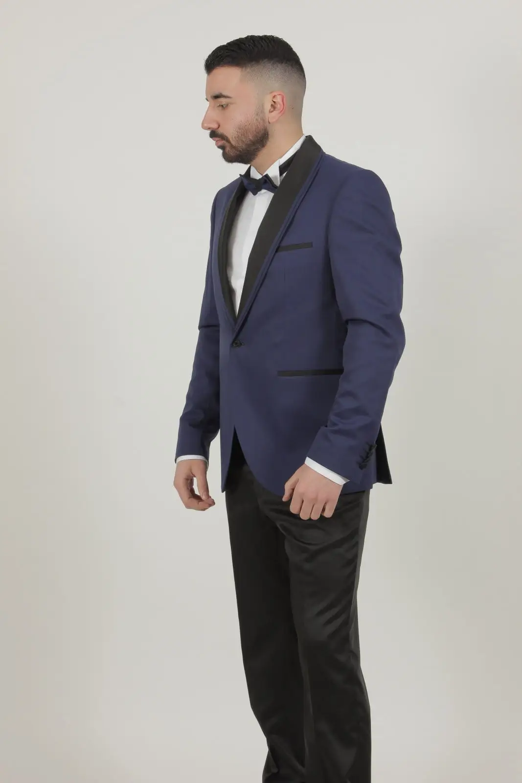 Γαμπριάτικο Slim Fit Κουστούμι Senso Diverso Μπλε 6400