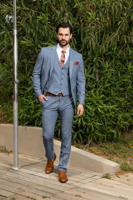 Ανδρικό Slim Fit Κοστούμι Antonio Miro SS-83