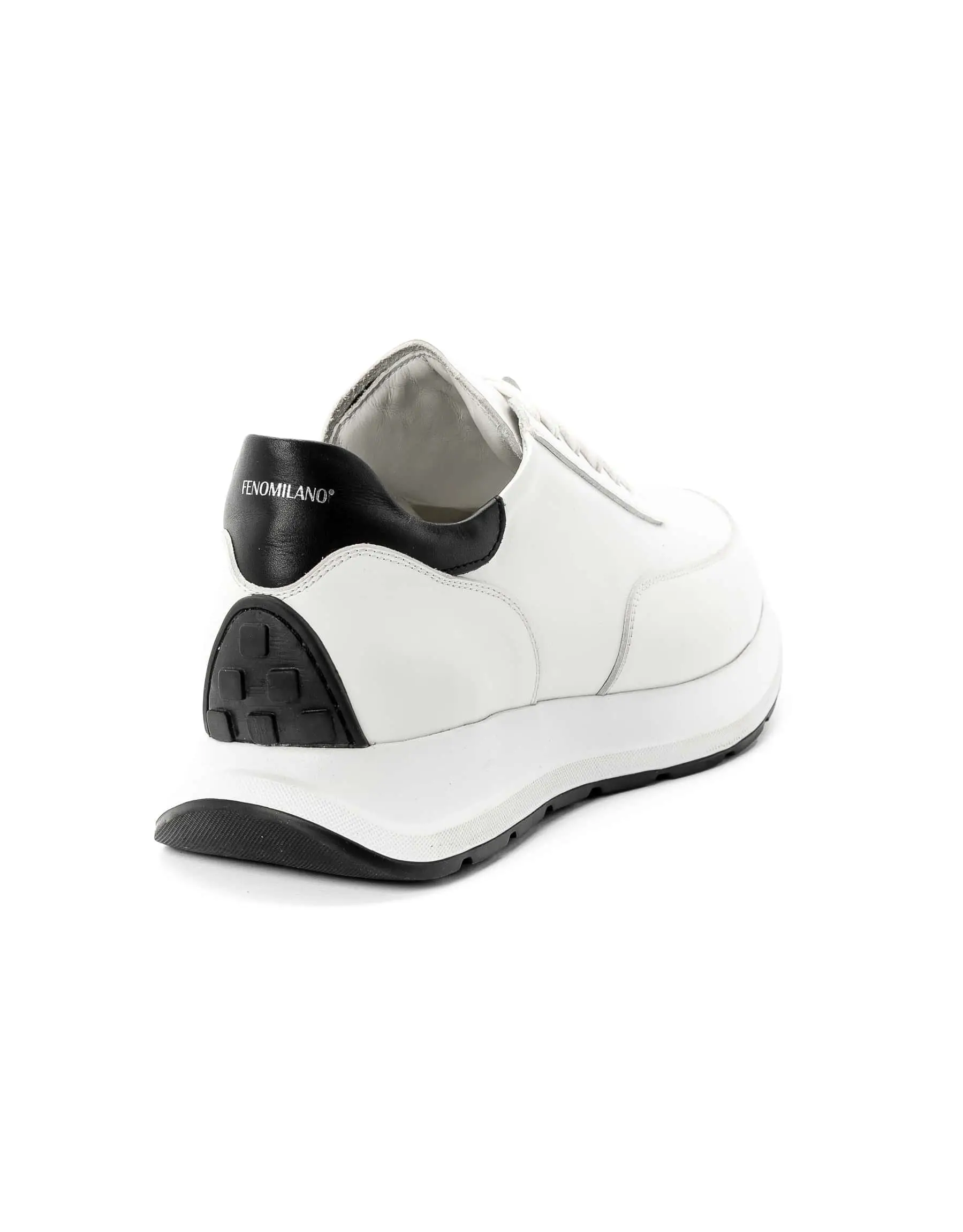 Ανδρικά Δερμάτινα Λευκά Oxford Sneakers Mε Λευκή Σόλα 2329