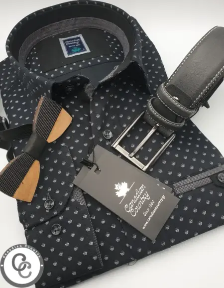 Ανδρικό Βαμβακερό Πουκάμισο Regular Fit Canadian Country Με Τσέπη Στο Στήθος