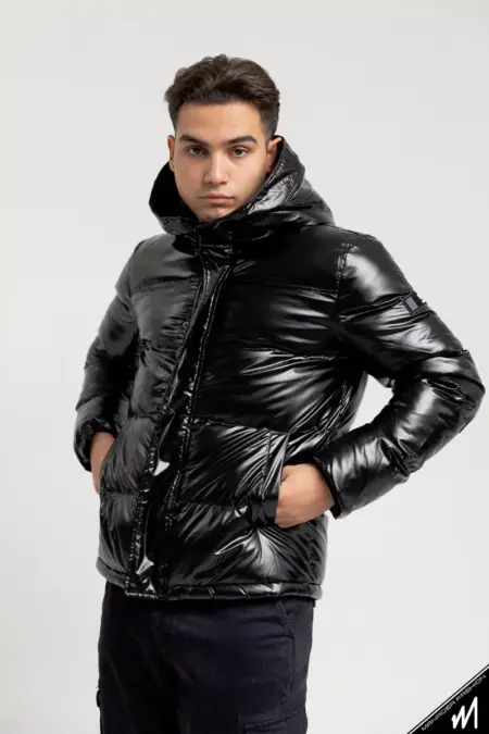 Μπουφάν puffer μαύρο