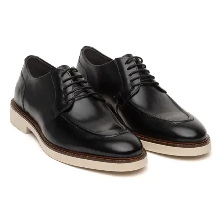 Δερμάτινα Δετά Ανδρικά Παπούτσια Art 850 Μαύρο