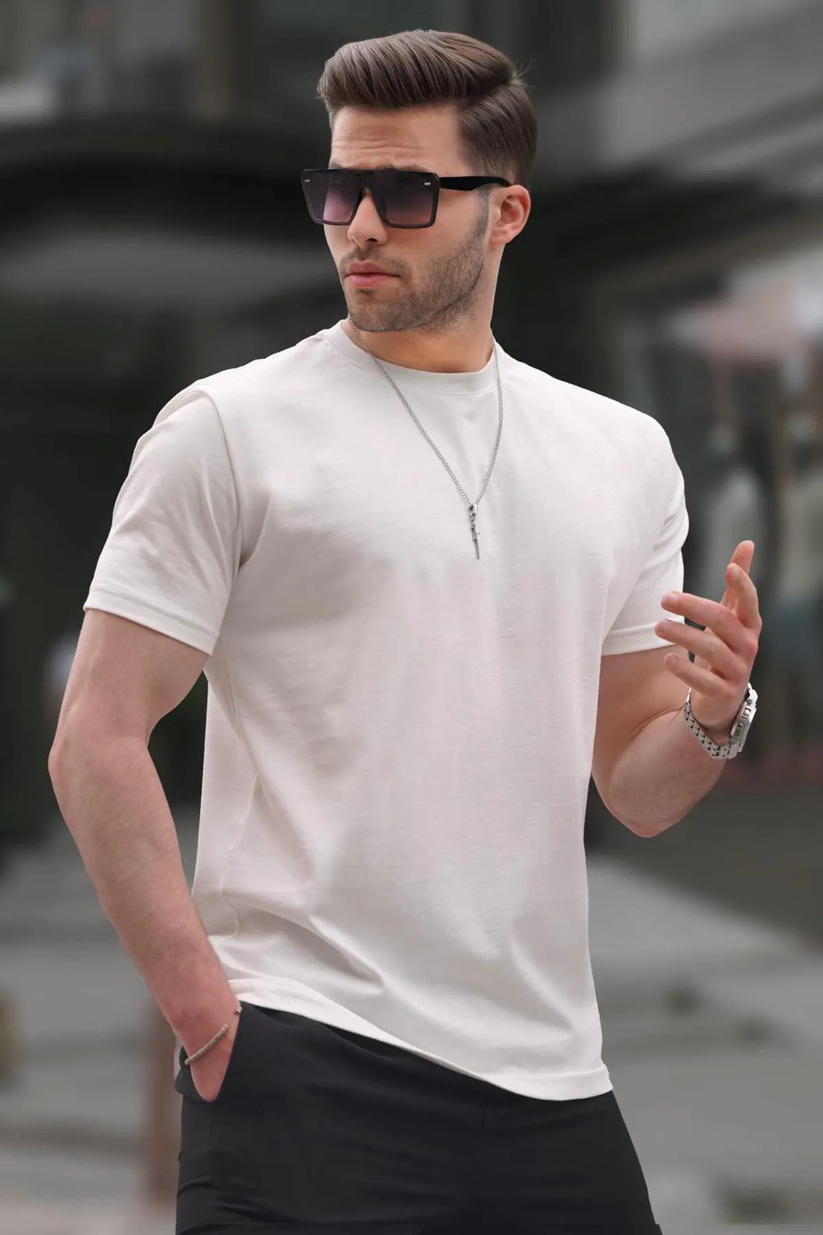 Κοντομάνικη Μπλούζα Basic Mdxt