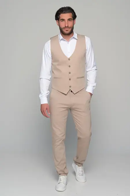 Γιλέκο Summer Breeze BEN TAILOR - Μπεζ