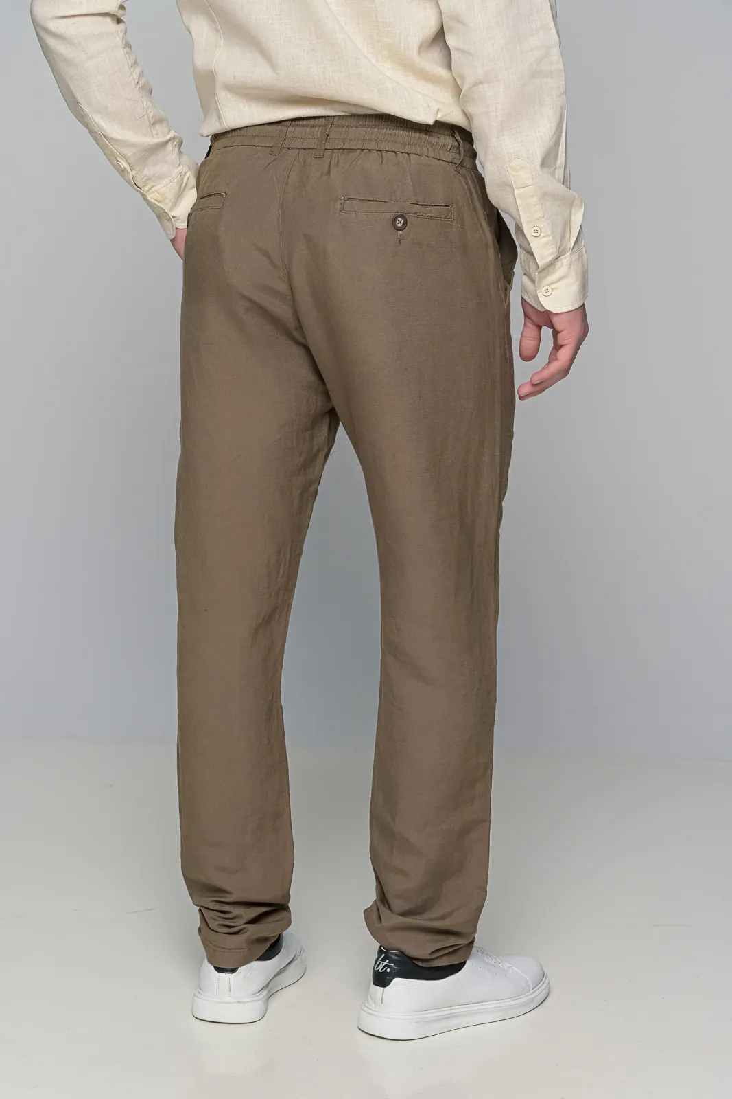 Παντελονι Linen Coral Ben Tailor