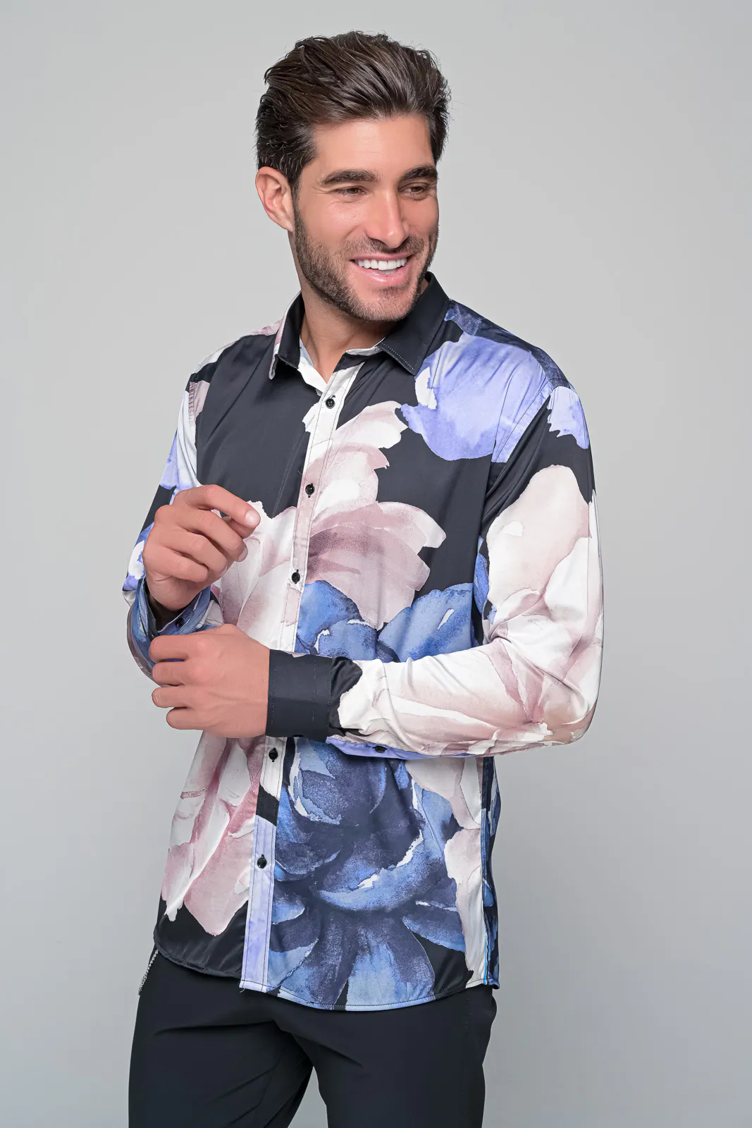 Πουκαμισο Satin Noir Ben Tailor