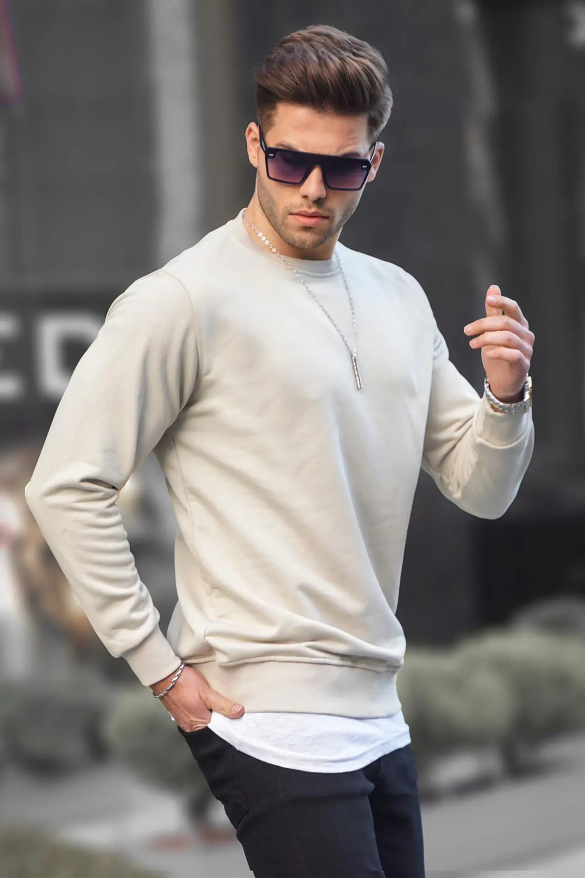 Κοντομάνικη Μπλούζα Φουτερ Basic Mdxt