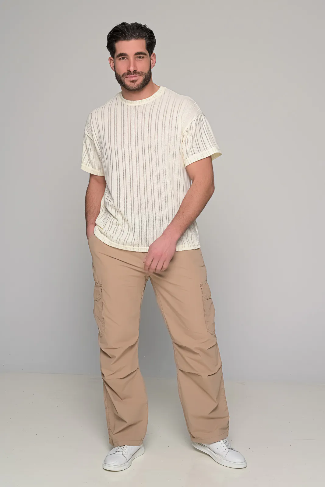 Κοντομάνικη Μπλούζα Πλεχτο Resort Ben Tailor