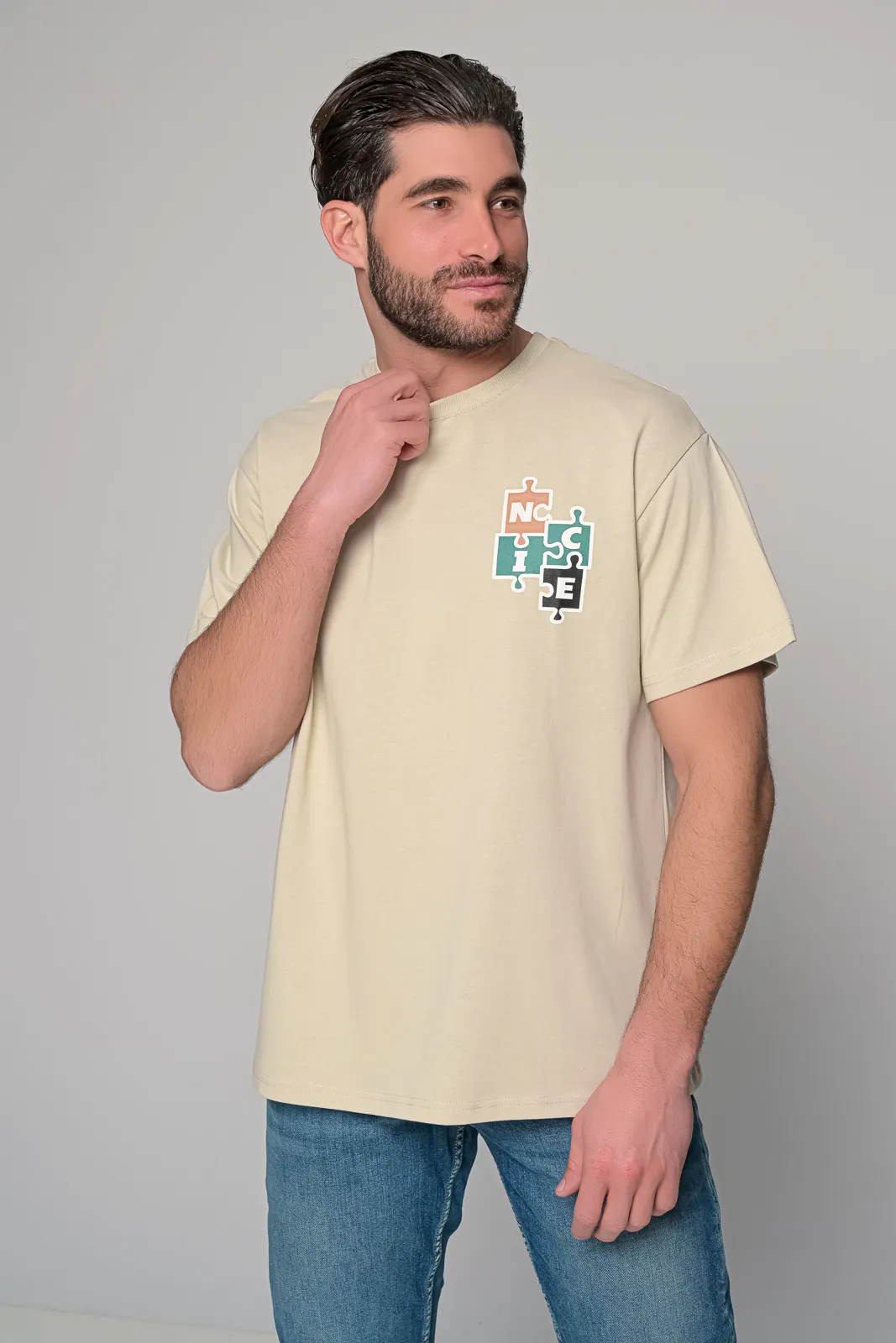 Κοντομάνικη Μπλούζα Oversized Nice Ben Tailor