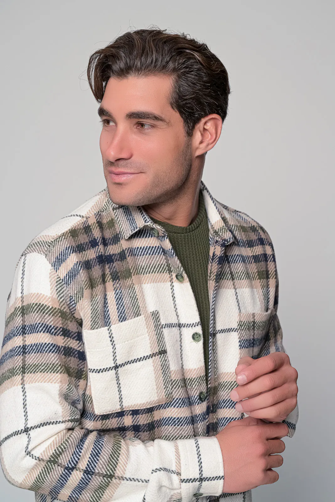 Πουκαμισο Oversized Flannel Redwood Ben Tailor