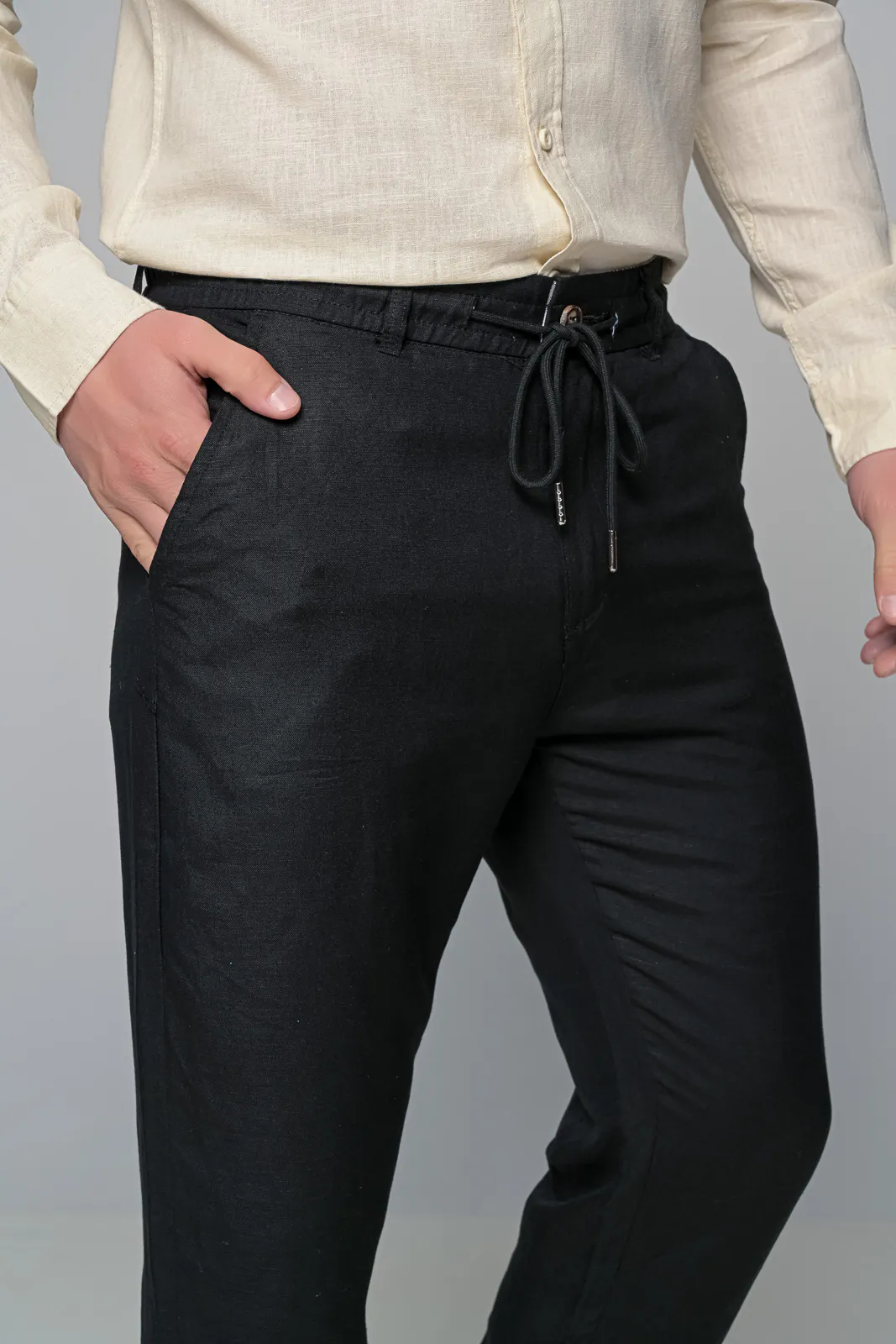Παντελονι Linen Coral Ben Tailor