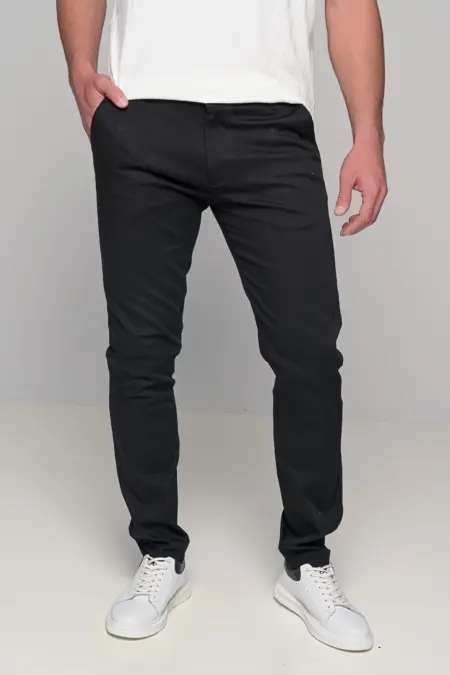 Παντελονι Chino Summer Breeze Μαύρο Ben Tailor
