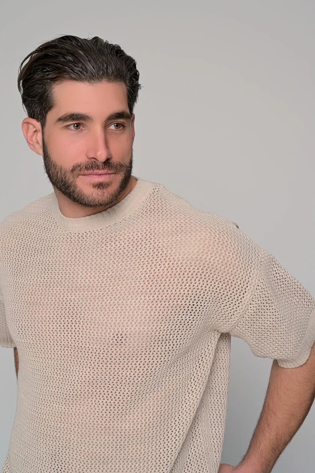 Κοντομάνικη Μπλούζα Πλεχτη Sailor Ben Tailor