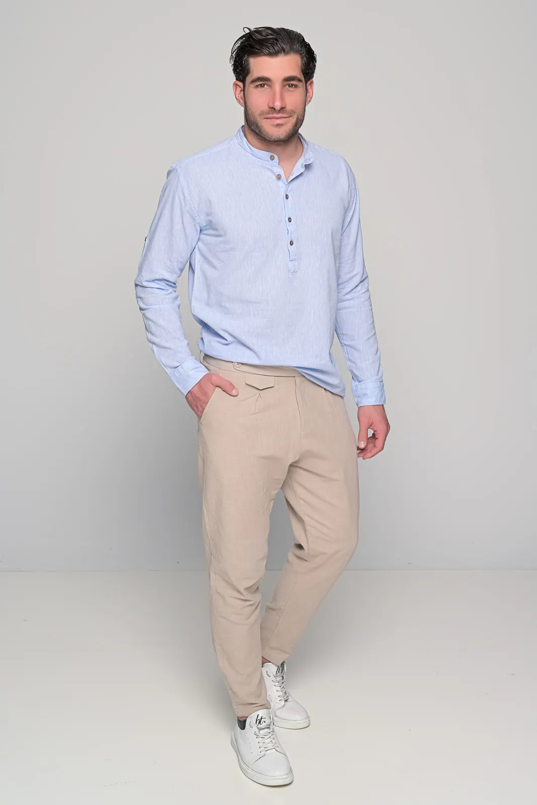 Πουκαμισα Λινο Komo Ben Tailor