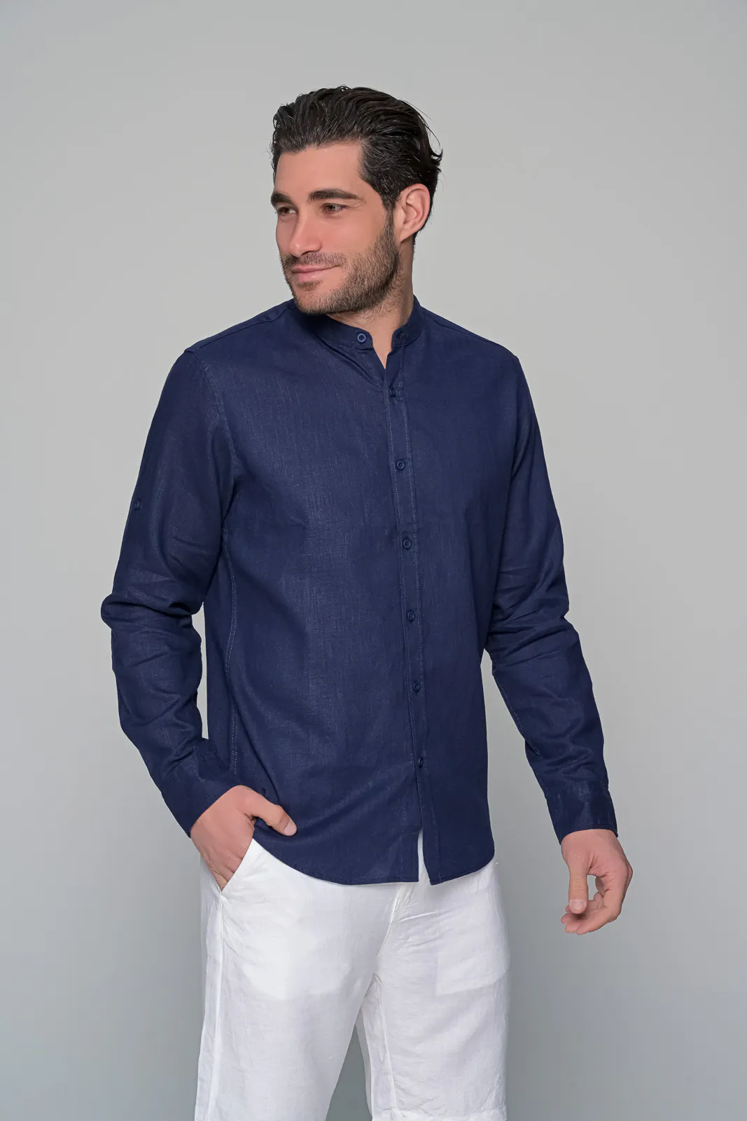 Πουκαμισο Linen Nautical Ben Tailor