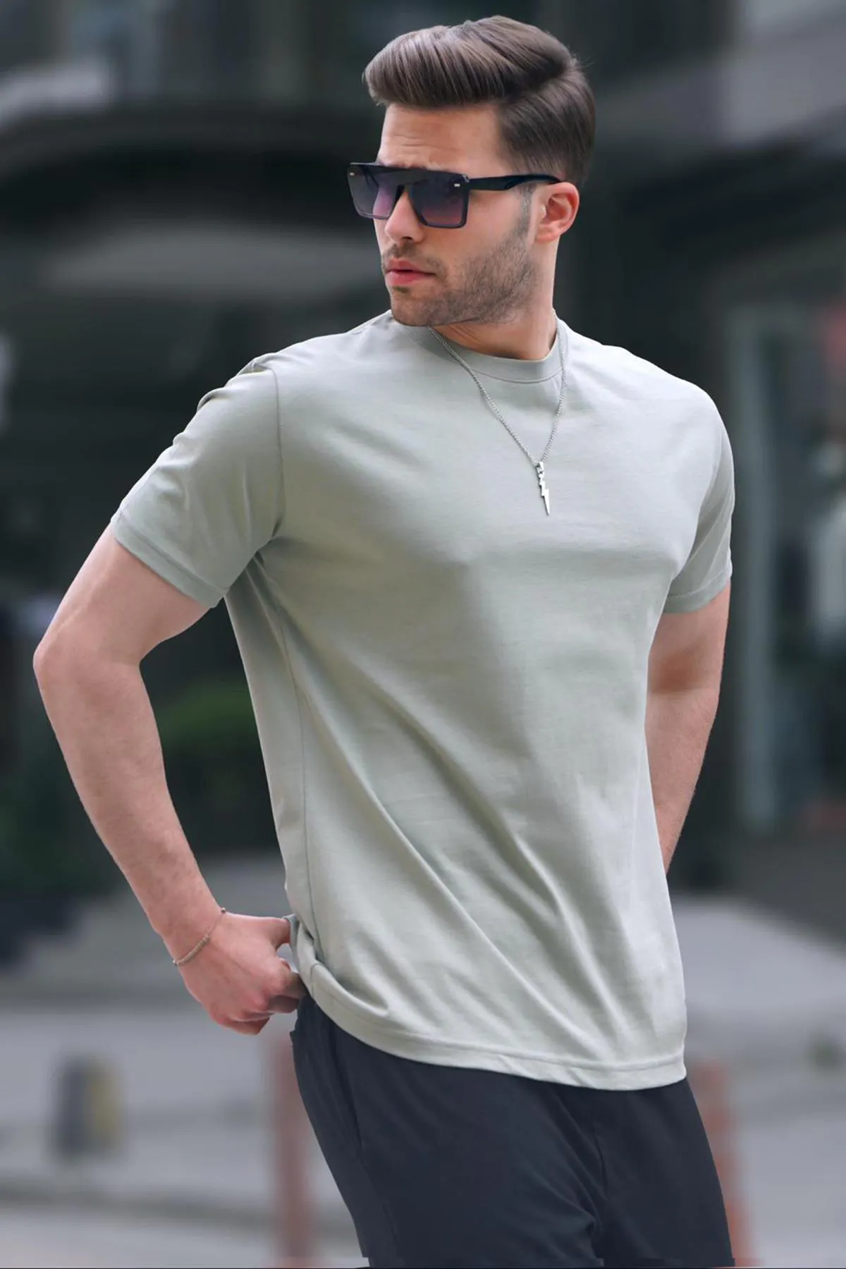 Κοντομάνικη Μπλούζα Basic Mdxt