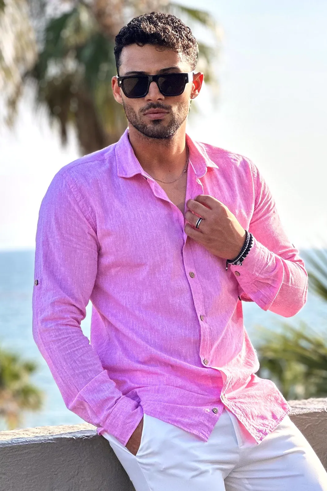 Πουκαμισο Λινο Island Ben Tailor