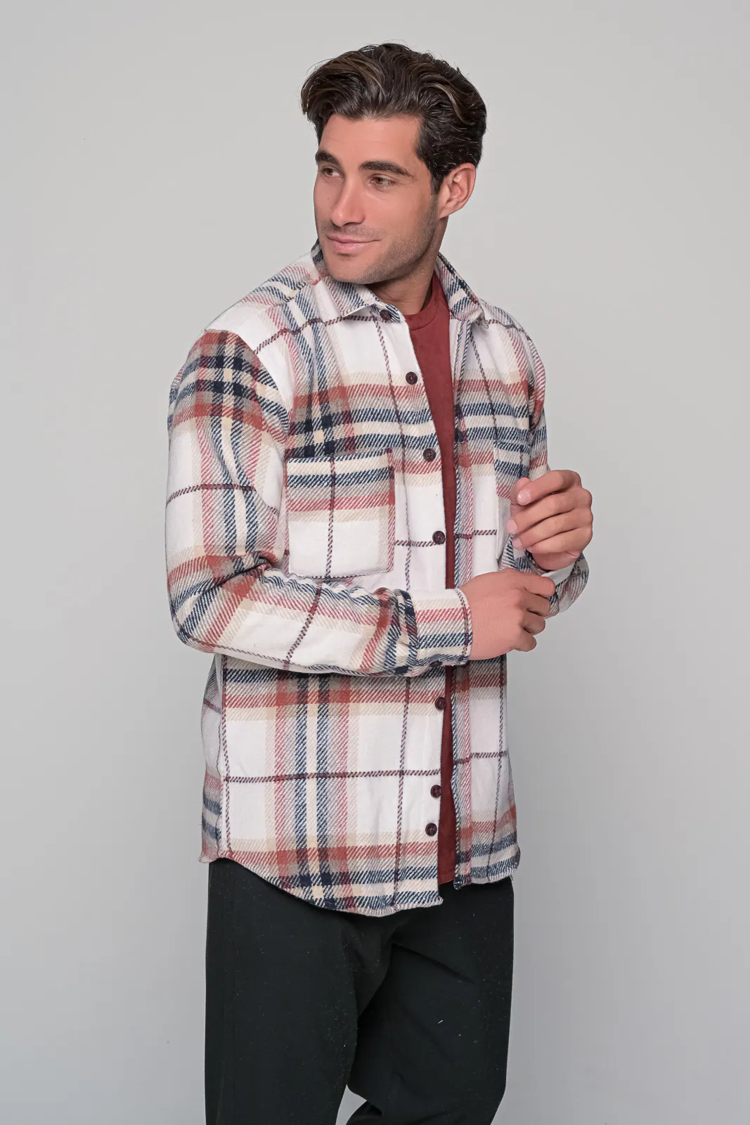 Πουκαμισο Oversized Flannel Redwood Ben Tailor