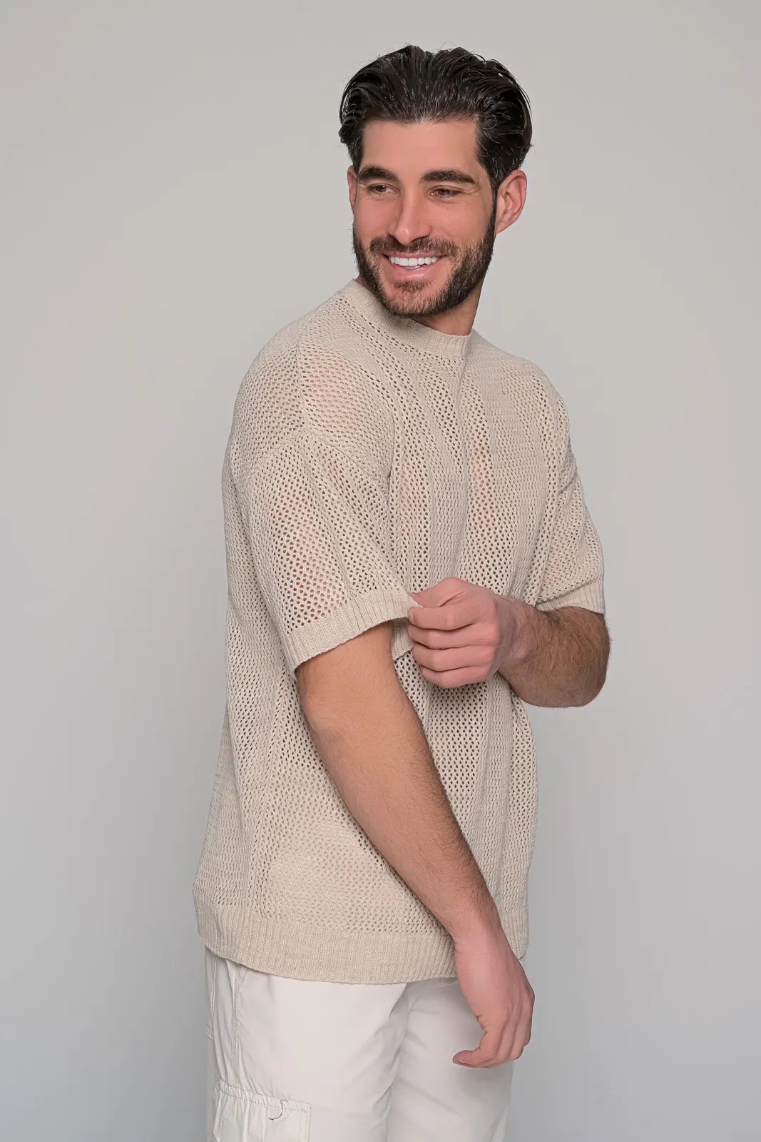 Κοντομάνικη Μπλούζα Πλεχτη Sailor Ben Tailor