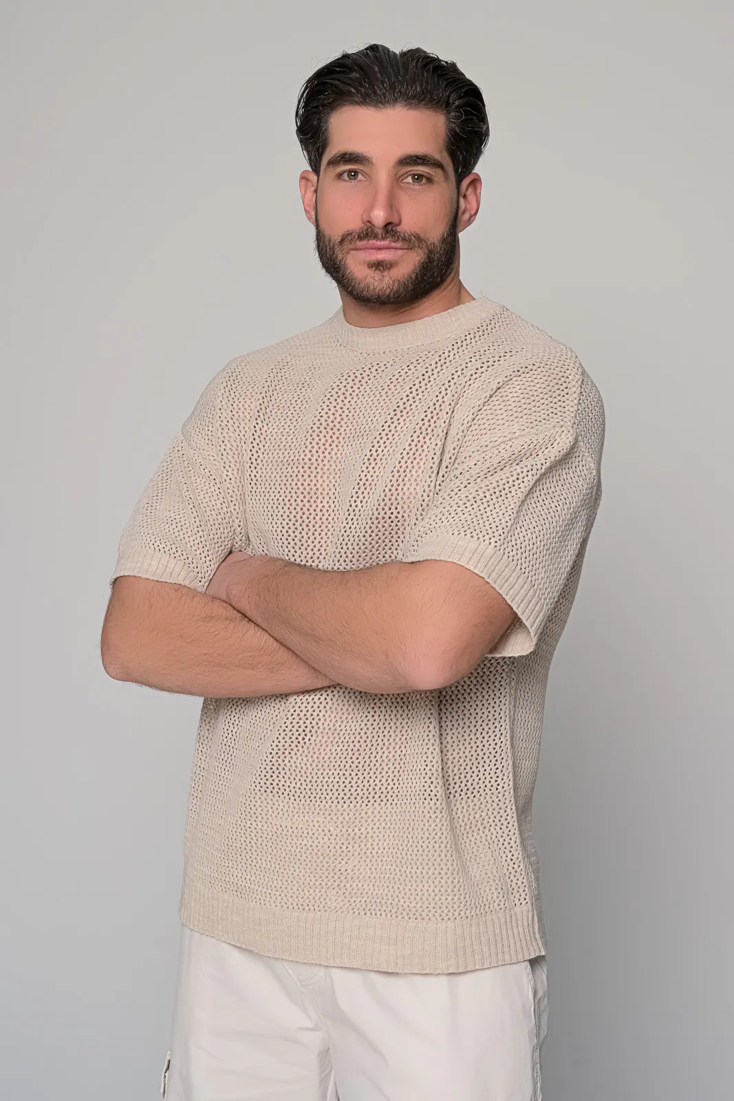 Κοντομάνικη Μπλούζα Πλεχτη Sailor Ben Tailor