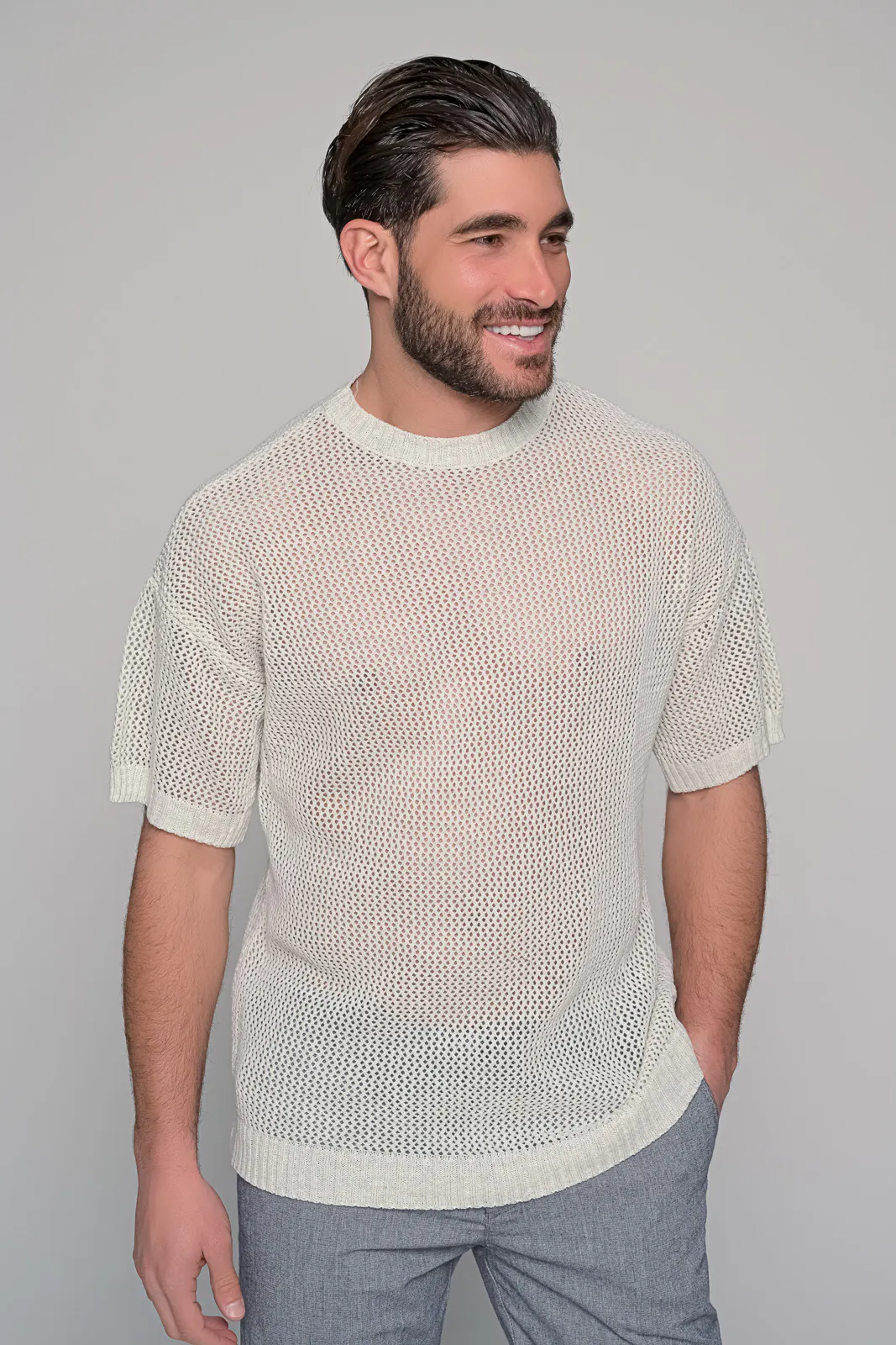 Κοντομάνικη Μπλούζα Πλεχτη Sailor Ben Tailor