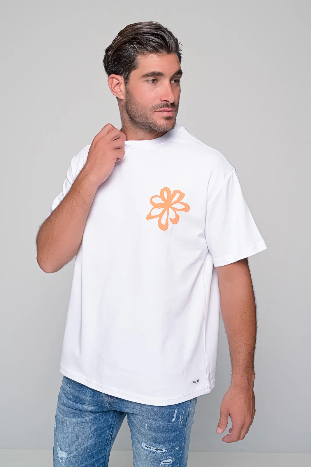 Κοντομάνικη Μπλούζα Catch Flower City
