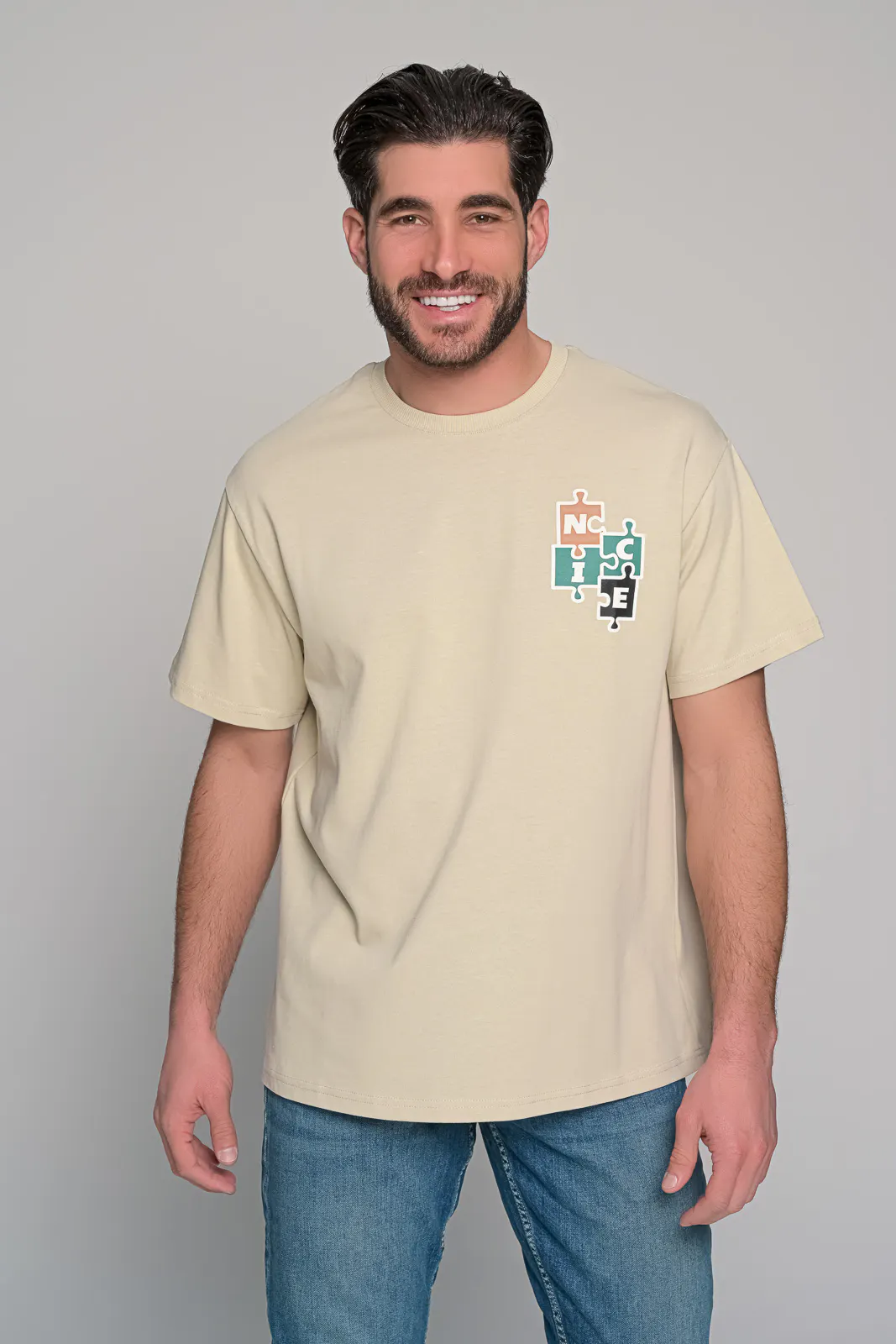 Κοντομάνικη Μπλούζα Oversized Nice Ben Tailor