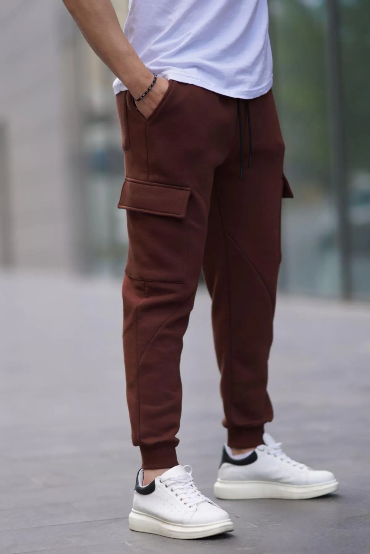 Παντελόνι Φόρμα τύπου Φούτερ Camo Cargo Mdxt