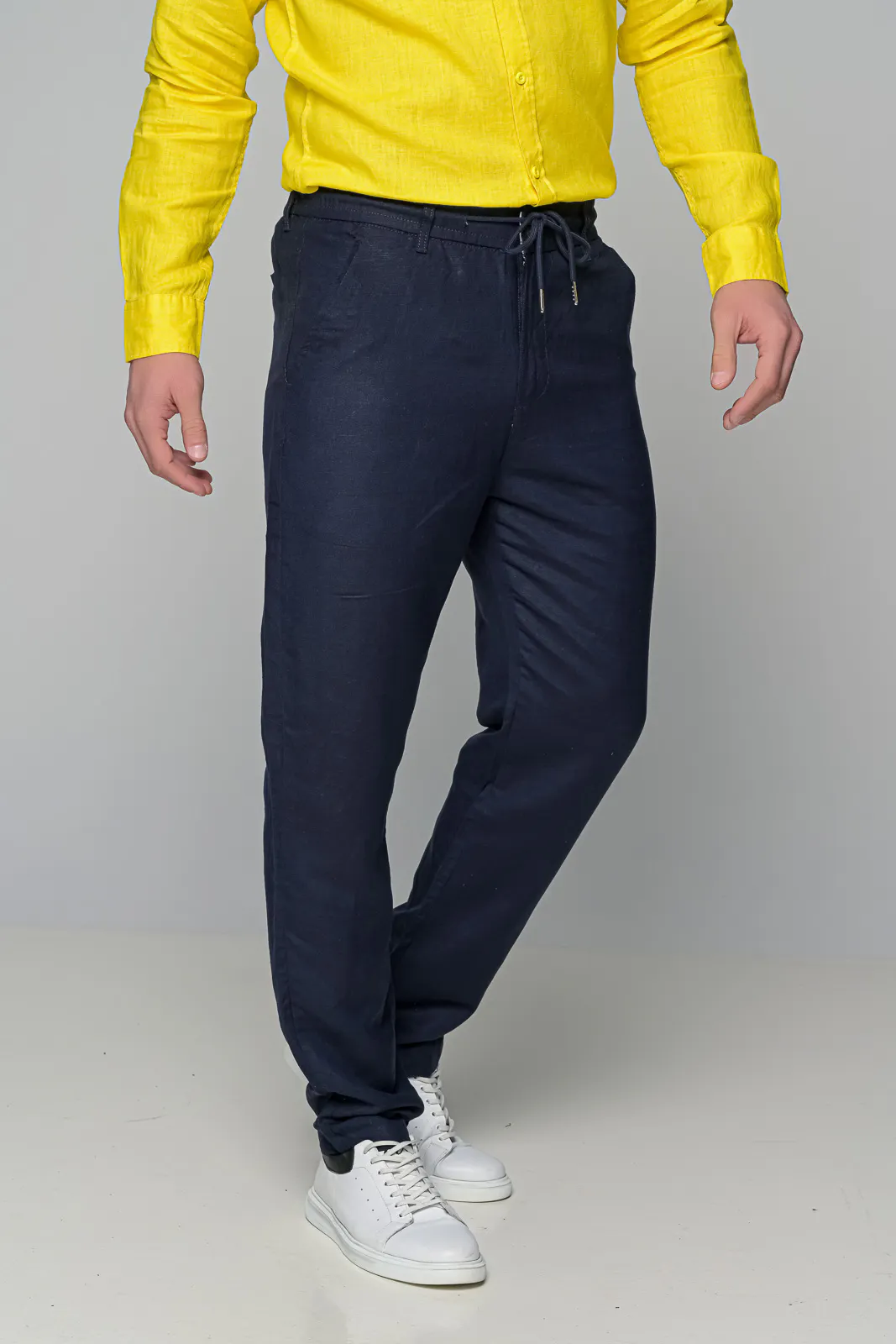 Παντελονι Linen Coral Ben Tailor