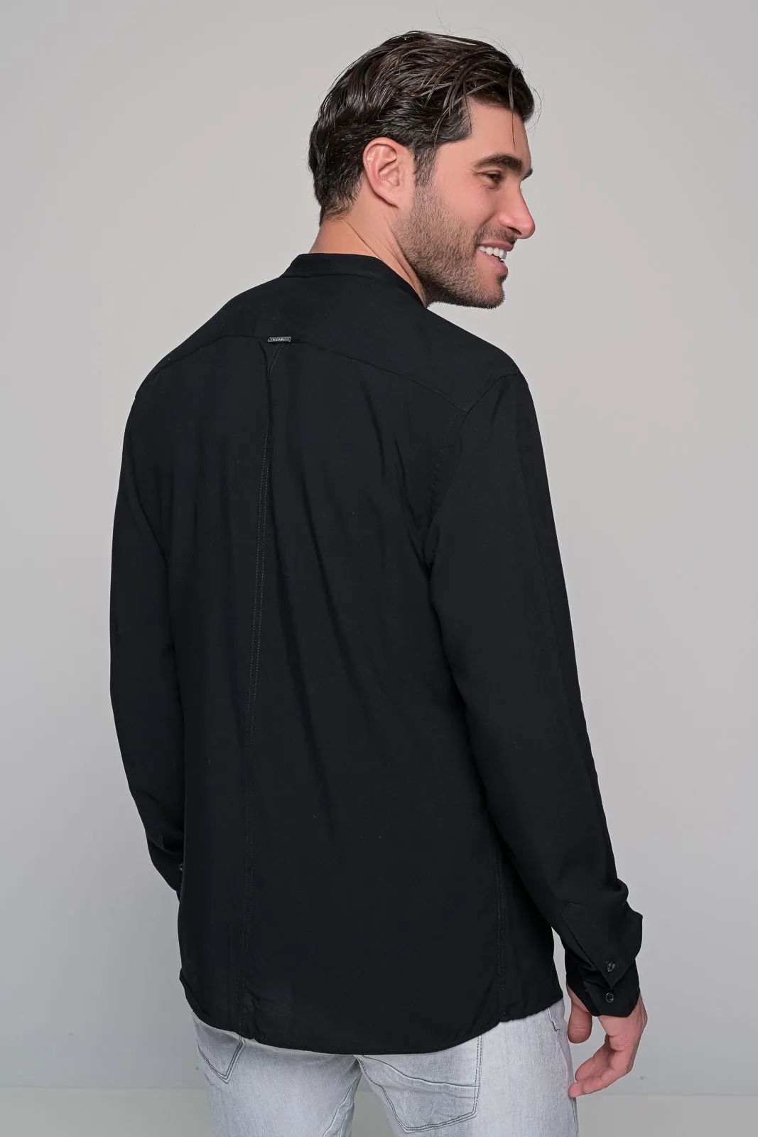 Πουκαμισο Μαο Viscose Ben Tailor