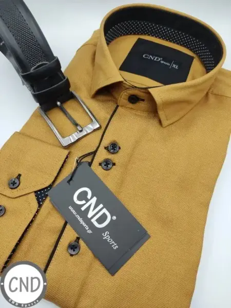 Πουκάμισο CND Sports Μακρυμάνικο Με Στενή Γραμμή 7700