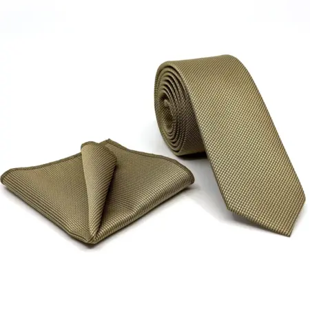 Σετ Ανδρικής Γραβάτας Ζακαρ Micro Με Μαντιλάκι L-050-282-C