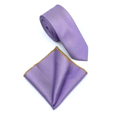 Σετ Ανδρικής Γραβάτας Oxford Με Μαντιλάκι L-047-18