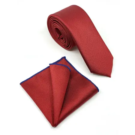 Σετ Ανδρικής Γραβάτας Oxford Με Μαντιλάκι L-047-31