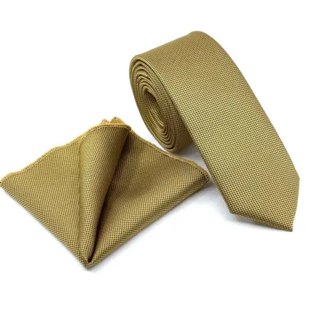 Σετ Ανδρικής Γραβάτας Oxford Με Μαντιλάκι L-047-48