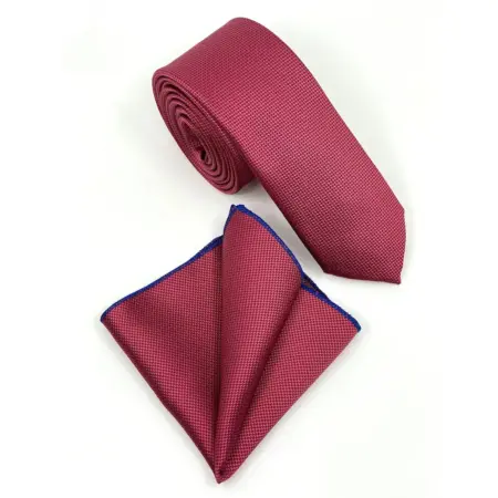 Σετ Ανδρικής Γραβάτας Oxford Με Μαντιλάκι L-047-49
