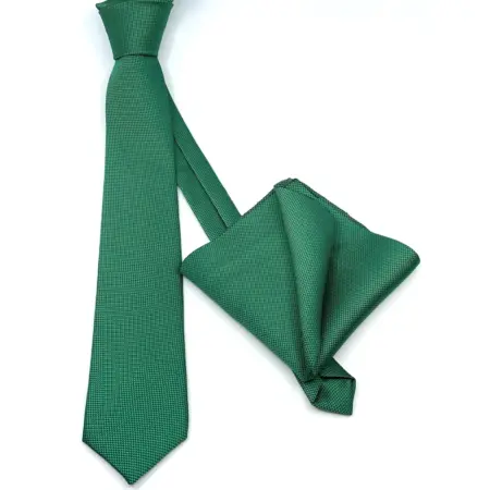 Σετ Ανδρικής Γραβάτας Oxford Με Μαντιλάκι L-047-90Β