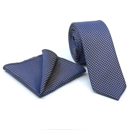 Σετ Ανδρικής Γραβάτας Micro Με Μαντιλάκι L-050-248