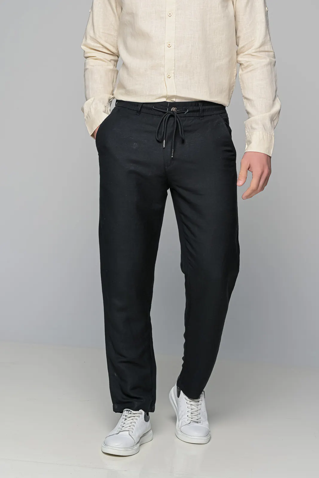 Παντελονι Linen Coral Ben Tailor