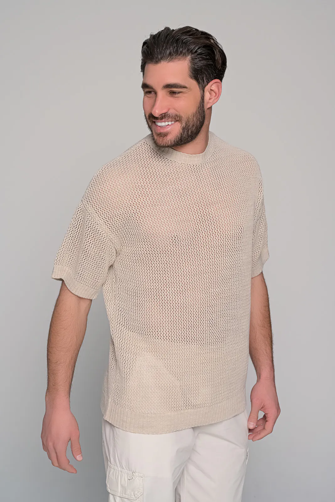 Κοντομάνικη Μπλούζα Πλεχτη Sailor Ben Tailor