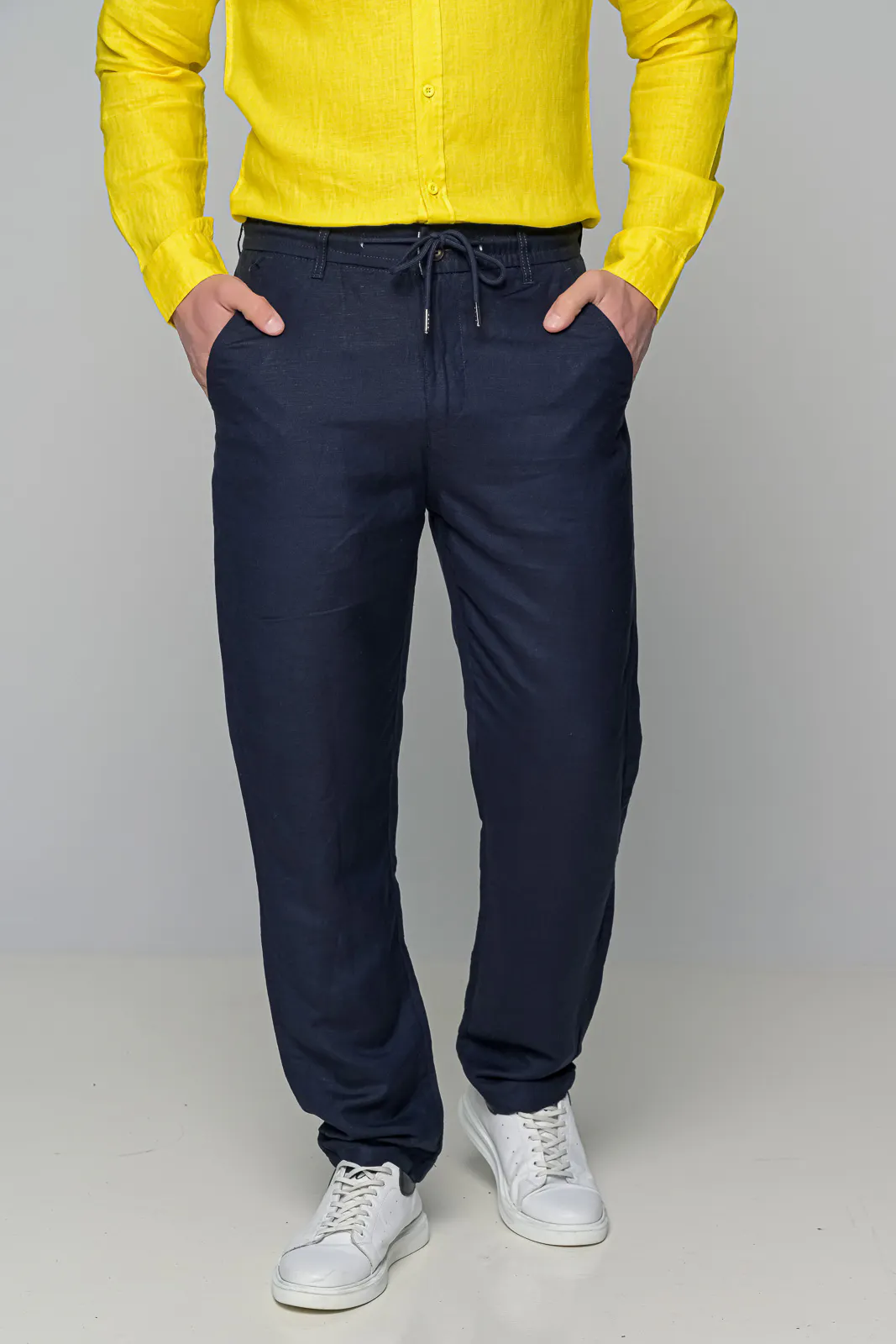 Παντελονι Linen Coral Ben Tailor