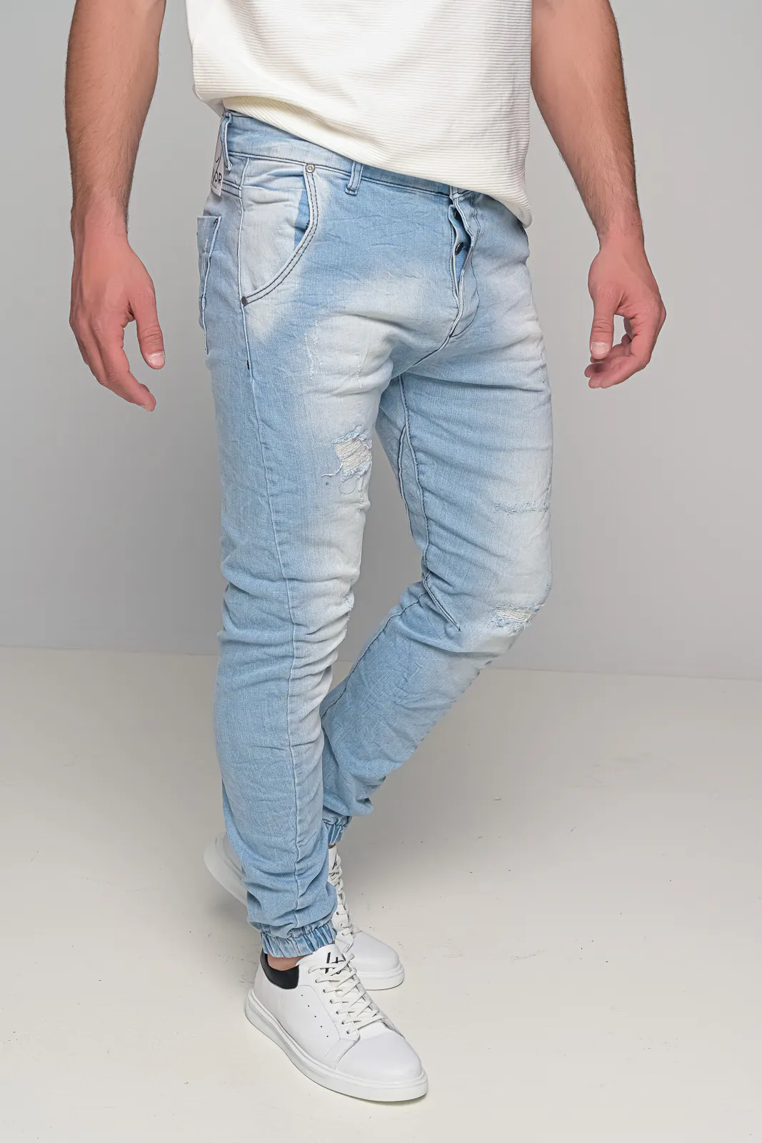 Jean Παντελονι Με Λαστιχο Drops Ben Tailor