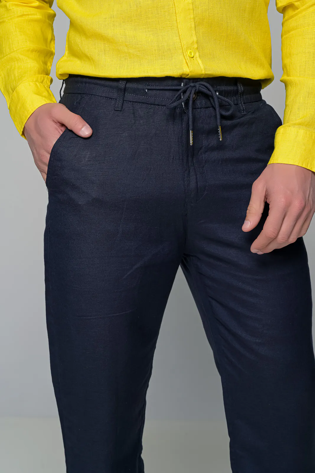 Παντελονι Linen Coral Ben Tailor