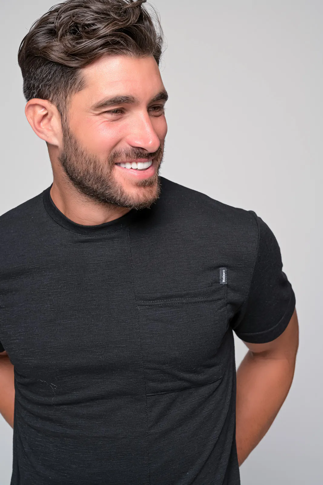Κοντομάνικη Μπλούζα Henley Mdxt