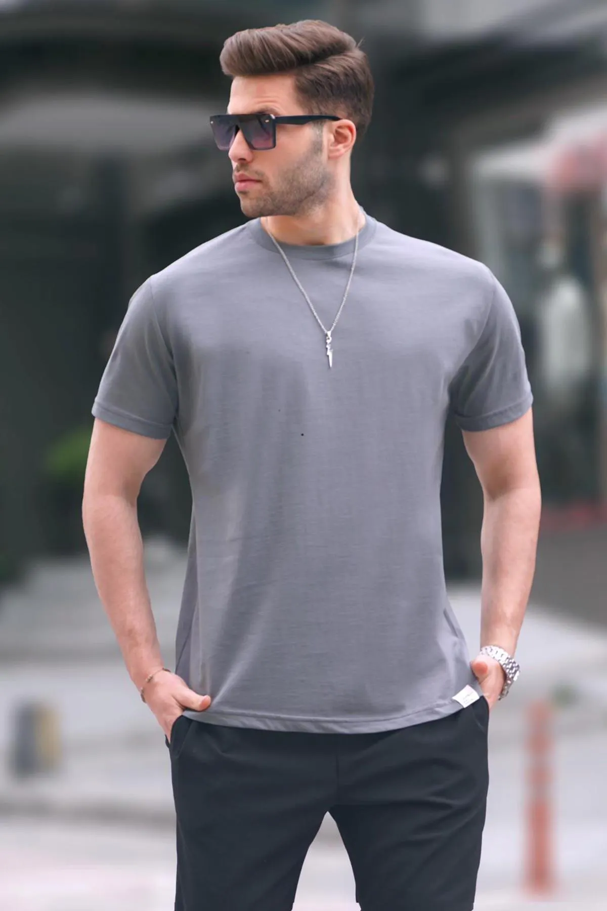 Κοντομάνικη Μπλούζα Basic Mdxt