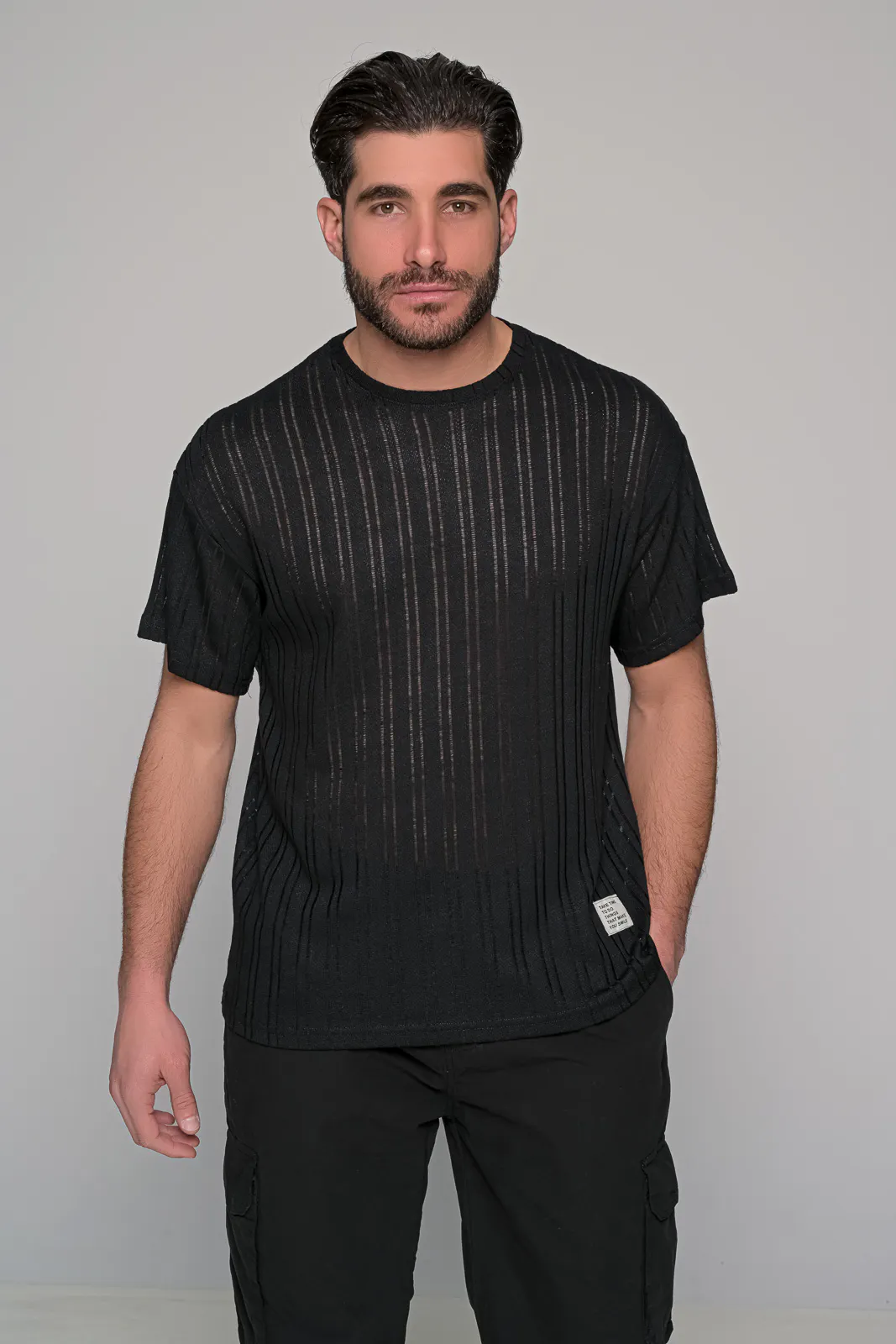 Κοντομάνικη Μπλούζα Πλεχτο Resort Ben Tailor