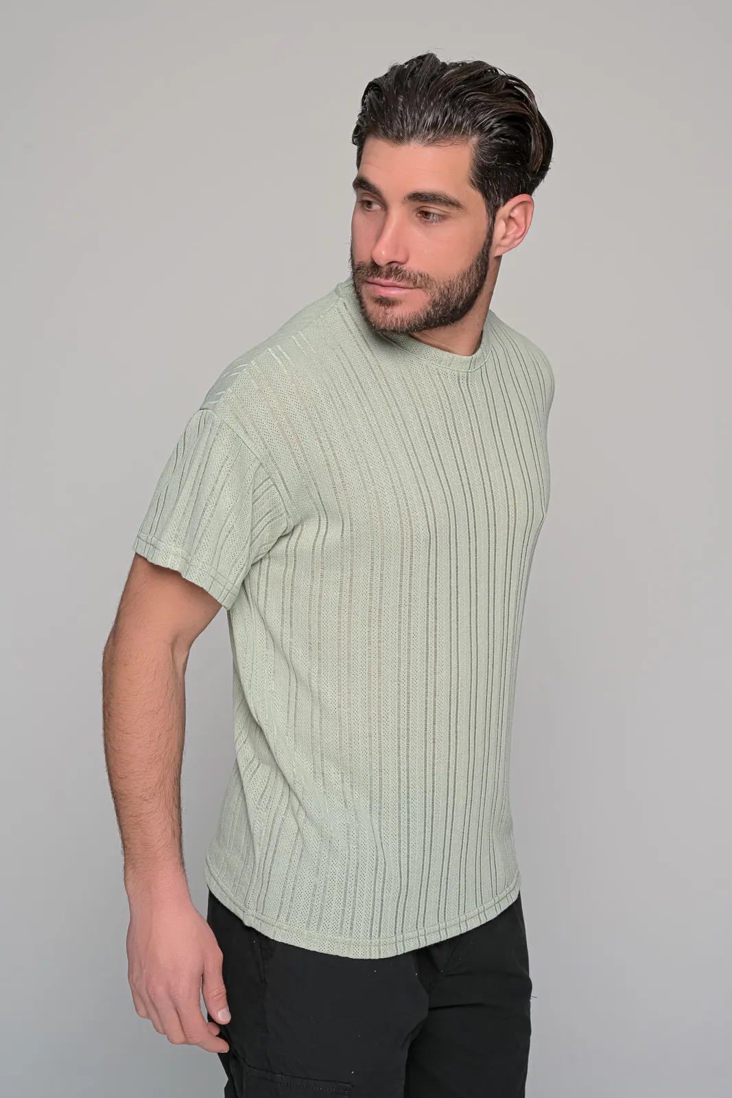 Κοντομάνικη Μπλούζα Πλεχτο Resort Ben Tailor